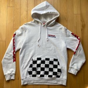 Honda Racing x Forever 21 White Hoody Sweatshirt Black T Shirt Bundle